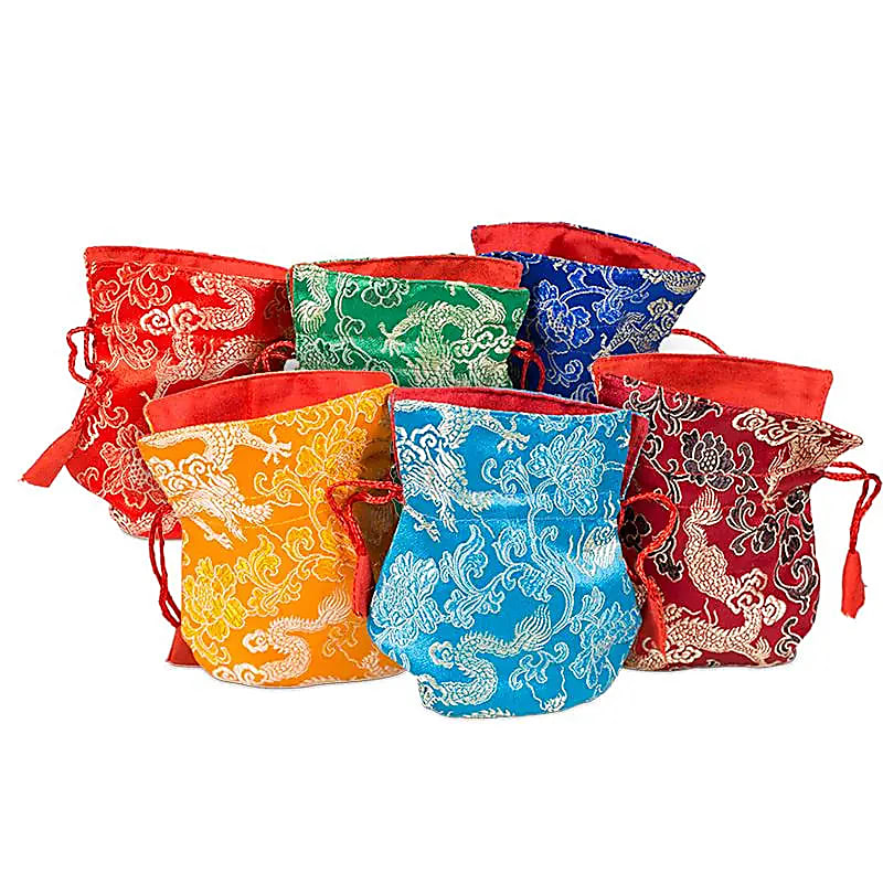 Purses brocade random colours